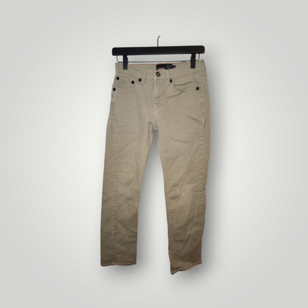 London Skinny RSQ CHINO Tilly's Boys  Denim Pants Jeans Beige Gray Size 16
